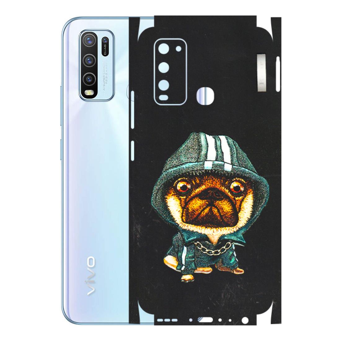 VIVO Y Series Phone Skins (All Models) - Puppy N Hoodie - 3D Embossed Finish (L-90) Vivo Y50