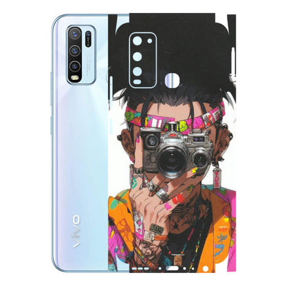 VIVO Y Series Phone Skins (All Models) - Camera Lover Girl - Matte Finish (M-09) Vivo Y50