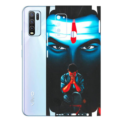 VIVO Y Series Phone Skins (All Models) - Mahakal Bhakt - Matte Finish (M-112) Vivo Y50