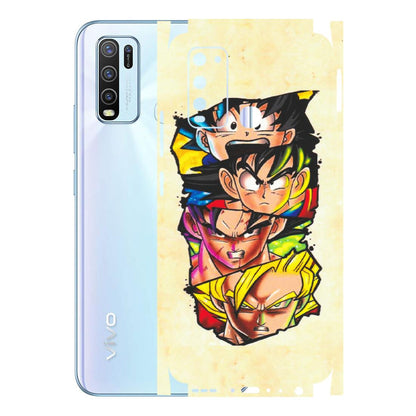 VIVO Y Series Phone Skins (All Models) - Angry Multi Anime - Matte Finish (M-113) Vivo Y50