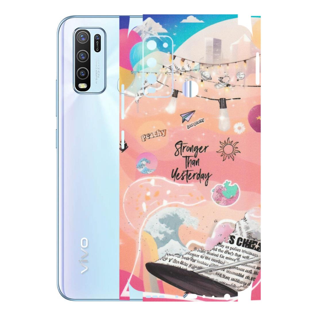 VIVO Y Series Phone Skins (All Models) - Stronger Then Yesterday - Matte Finish (M-128) Vivo Y50