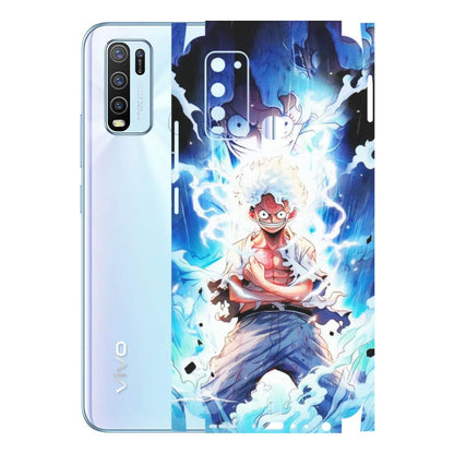 VIVO Y Series Phone Skins (All Models) - Blue Thunder Luffy Anime - Matte Finish (M-132) Vivo Y50