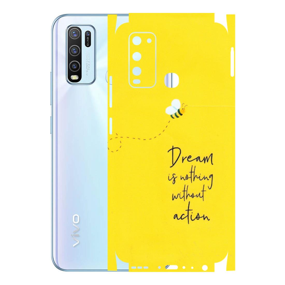 VIVO Y Series Phone Skins (All Models) - Dream Is Nothing Without Action - Matte Finish (M-138) Vivo Y50