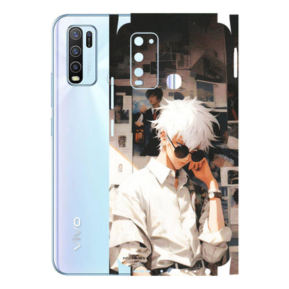 VIVO Y Series Phone Skins (All Models) - Gojo Satoru Jujustu Kaisen Anime - Matte Finish (M-156) Vivo Y50