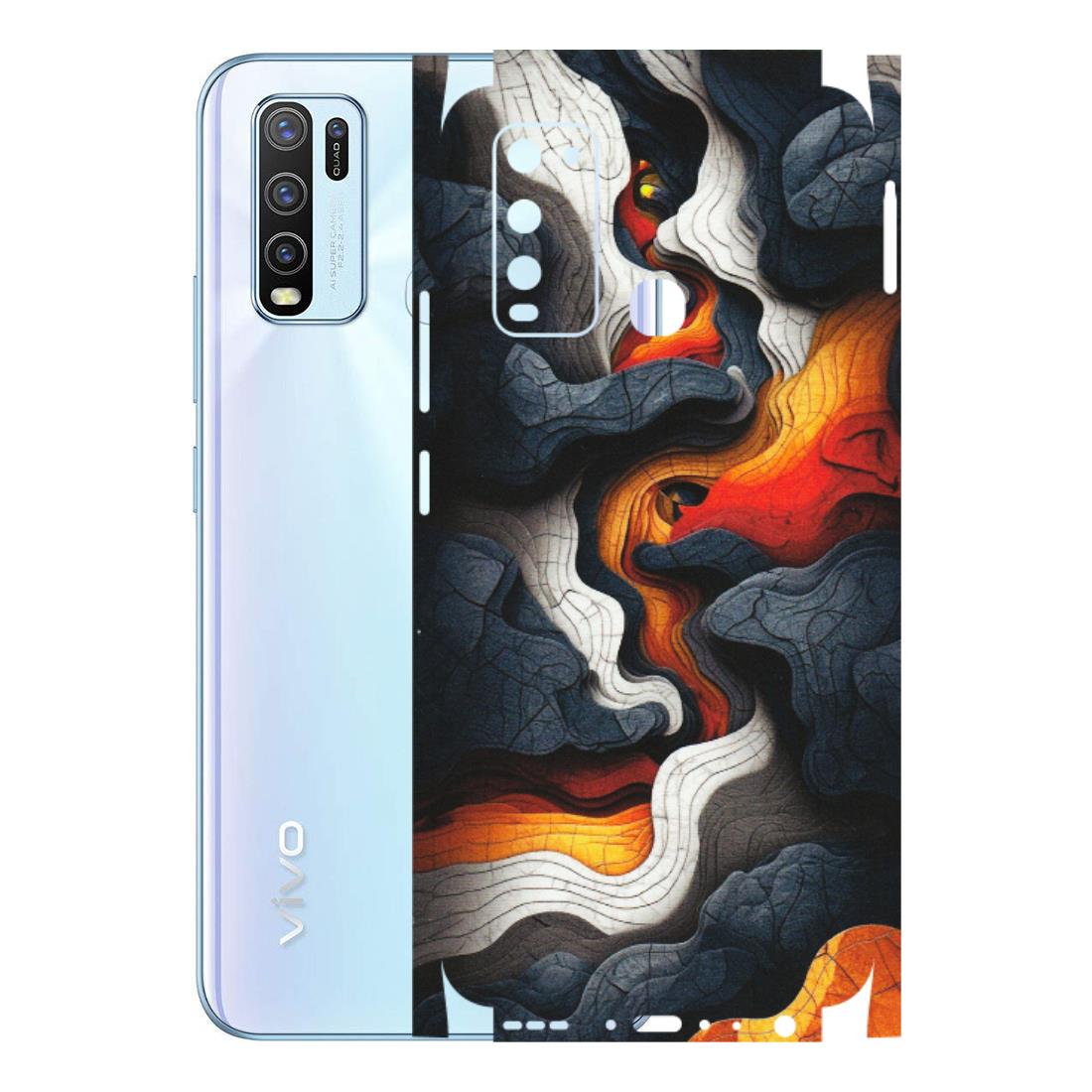 VIVO Y Series Phone Skins (All Models) - Abstract Volcanic Layers - Matte Finish (M-52) Vivo Y50