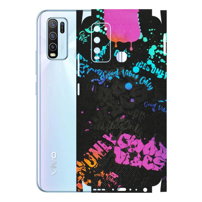VIVO Y Series Phone Skins (All Models) - Majestic Black Vibes - Matte Finish (M-62) Vivo Y50