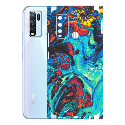 VIVO Y Series Phone Skins (All Models) - Majestic Galactic Marbel - Matte Finish (M-85) Vivo Y50