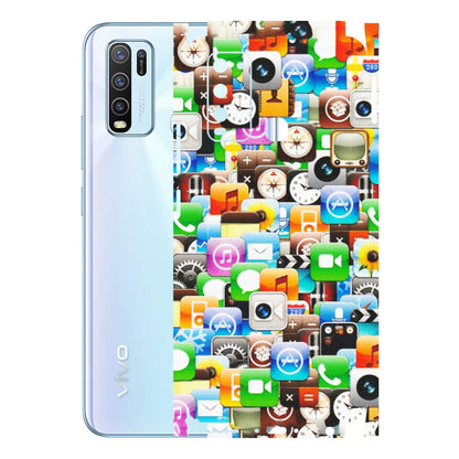 VIVO Y Series Phone Skins (All Models) - All Apple Icons - Matte Finish (M-93) Vivo Y50