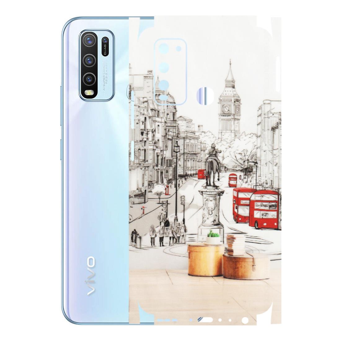 VIVO Y Series Phone Skins (All Models) - London Street - Transparent Finish (T-02) Vivo Y50