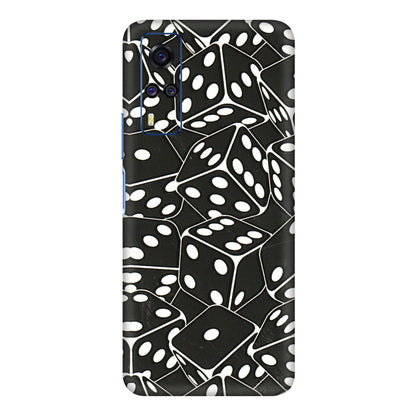 VIVO Y Series Phone Skins (All Models) - Big Black Dices - 3D Embossed Finish (L-106) Vivo Y51A