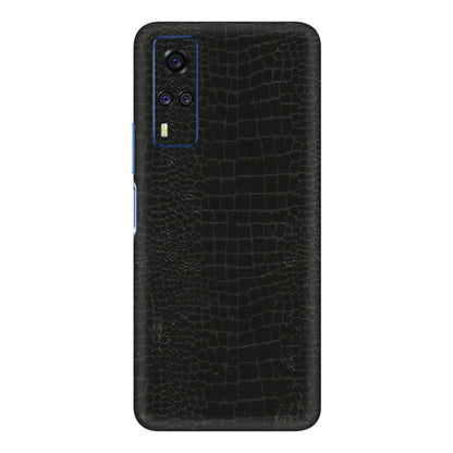 VIVO Y Series Phone Skins (All Models) - Snake Leather Black - 3D Embossed Finish (L-107) Vivo Y51A