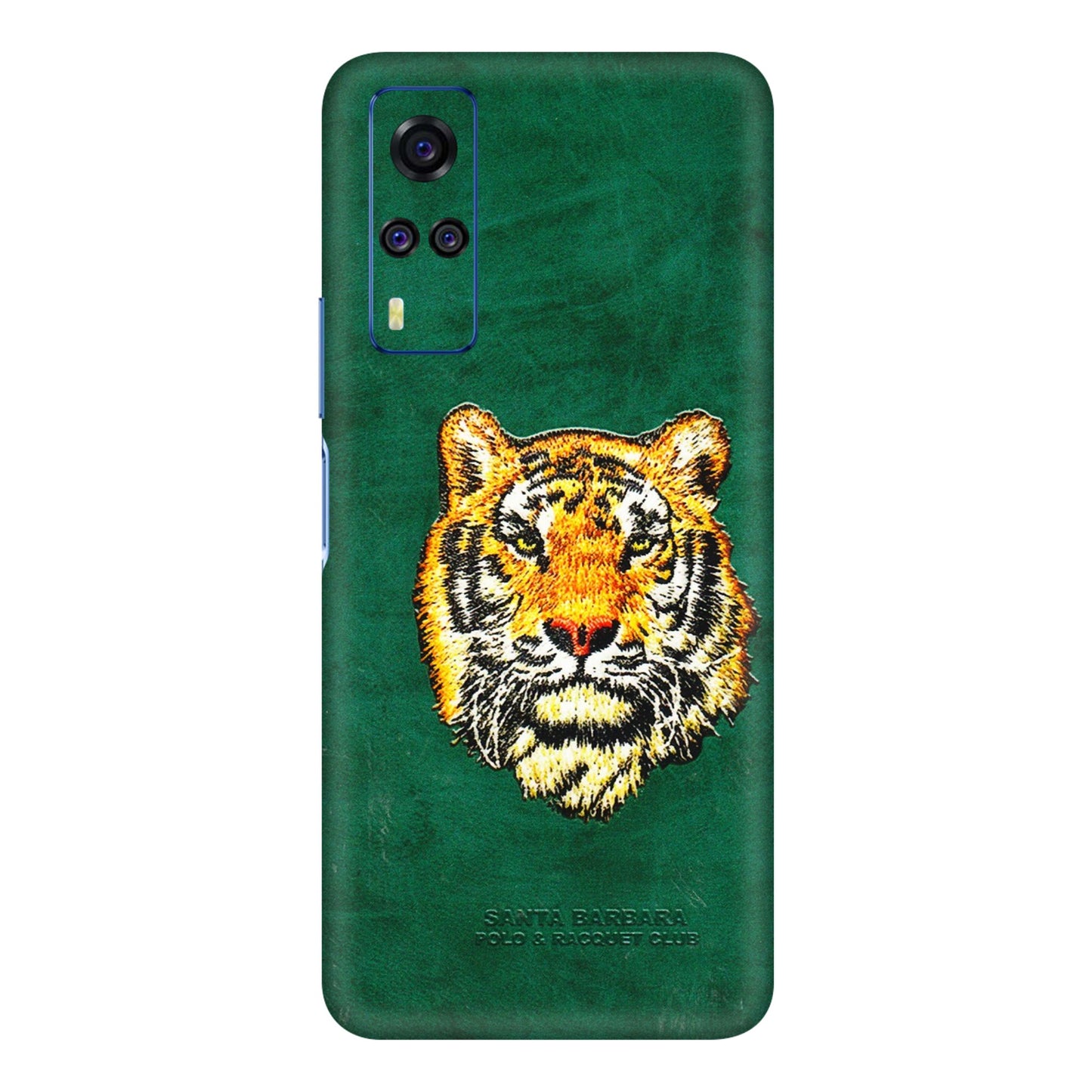 VIVO Y Series Phone Skins (All Models) - Leather Feel Tiger - 3D Embossed Finish (L-111) Vivo Y51A