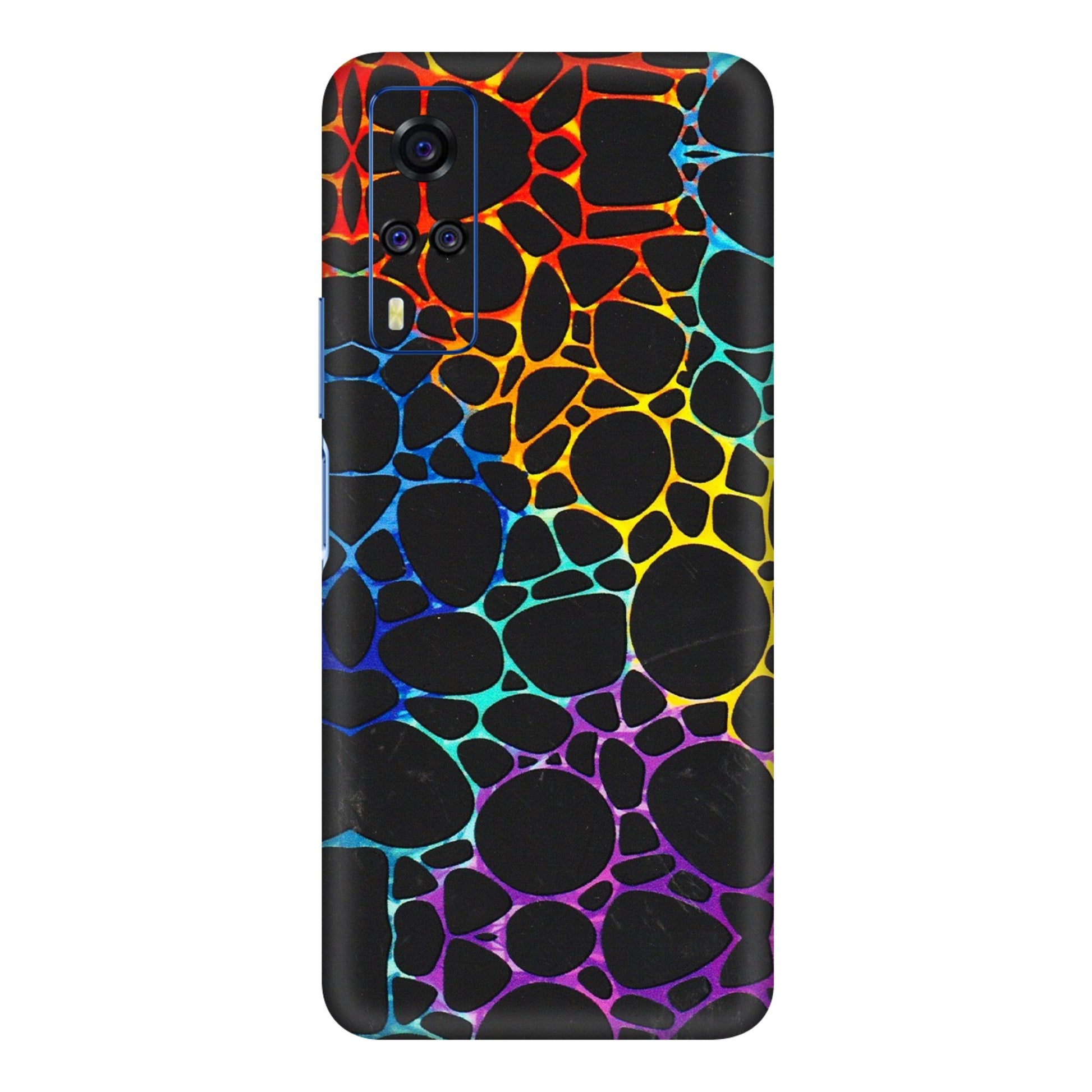 VIVO Y Series Phone Skins (All Models) - Abstract Art MultiColour - 3D Embossed Finish (L-133) Vivo Y51A