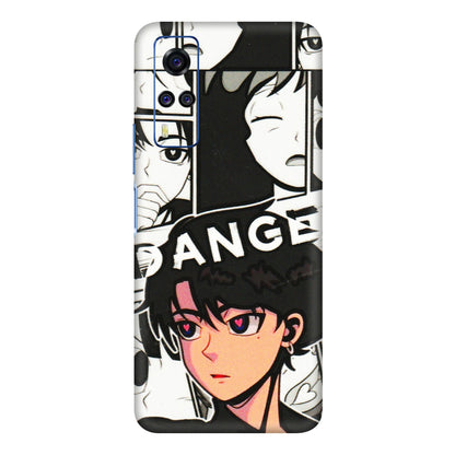 VIVO Y Series Phone Skins (All Models) - Danger Anime - 3D Embossed Finish (L-155) Vivo Y51A