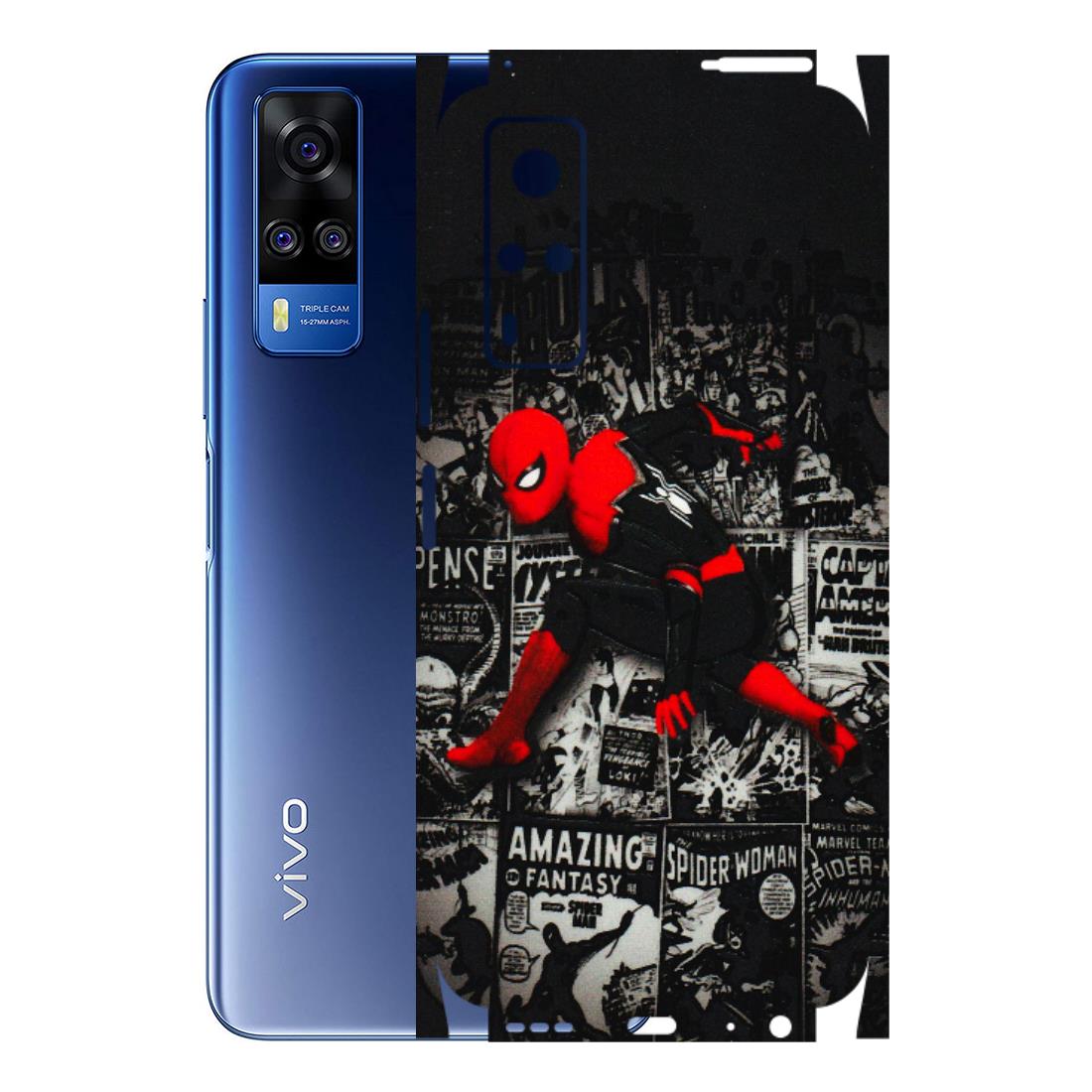 VIVO Y Series Phone Skins (All Models) - SpiderMan New - 3D Embossed Finish (L-162) Vivo Y51A