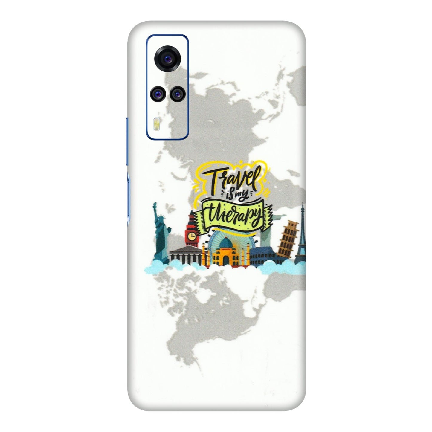 VIVO Y Series Phone Skins (All Models) - Travel Therapy - 3D Embossed Finish (L-199) Vivo Y51A