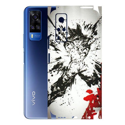 VIVO Y Series Phone Skins (All Models) - DBZ - 3D Embossed Finish (L-206) Vivo Y51A
