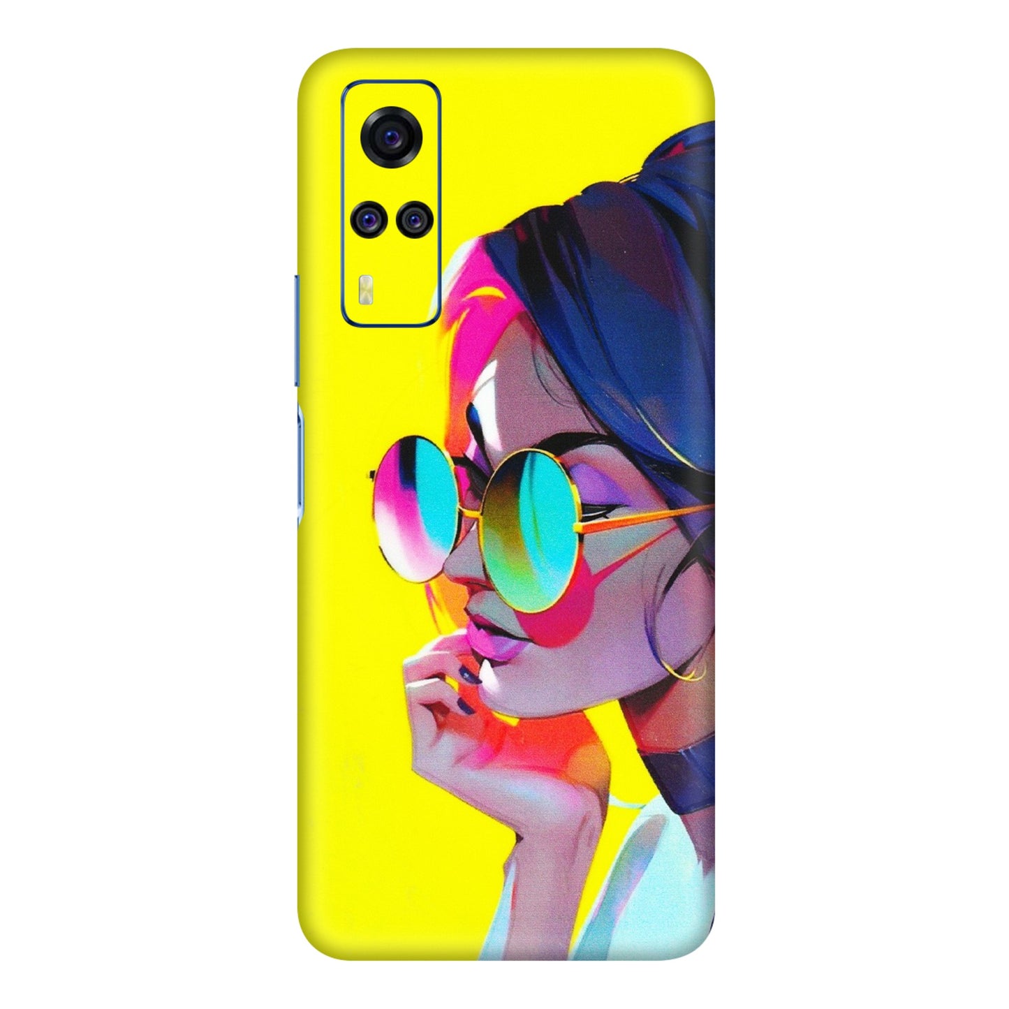 VIVO Y Series Phone Skins (All Models) - Bold Stylish Girl - 3D Embossed Finish (L-222) Vivo Y51A