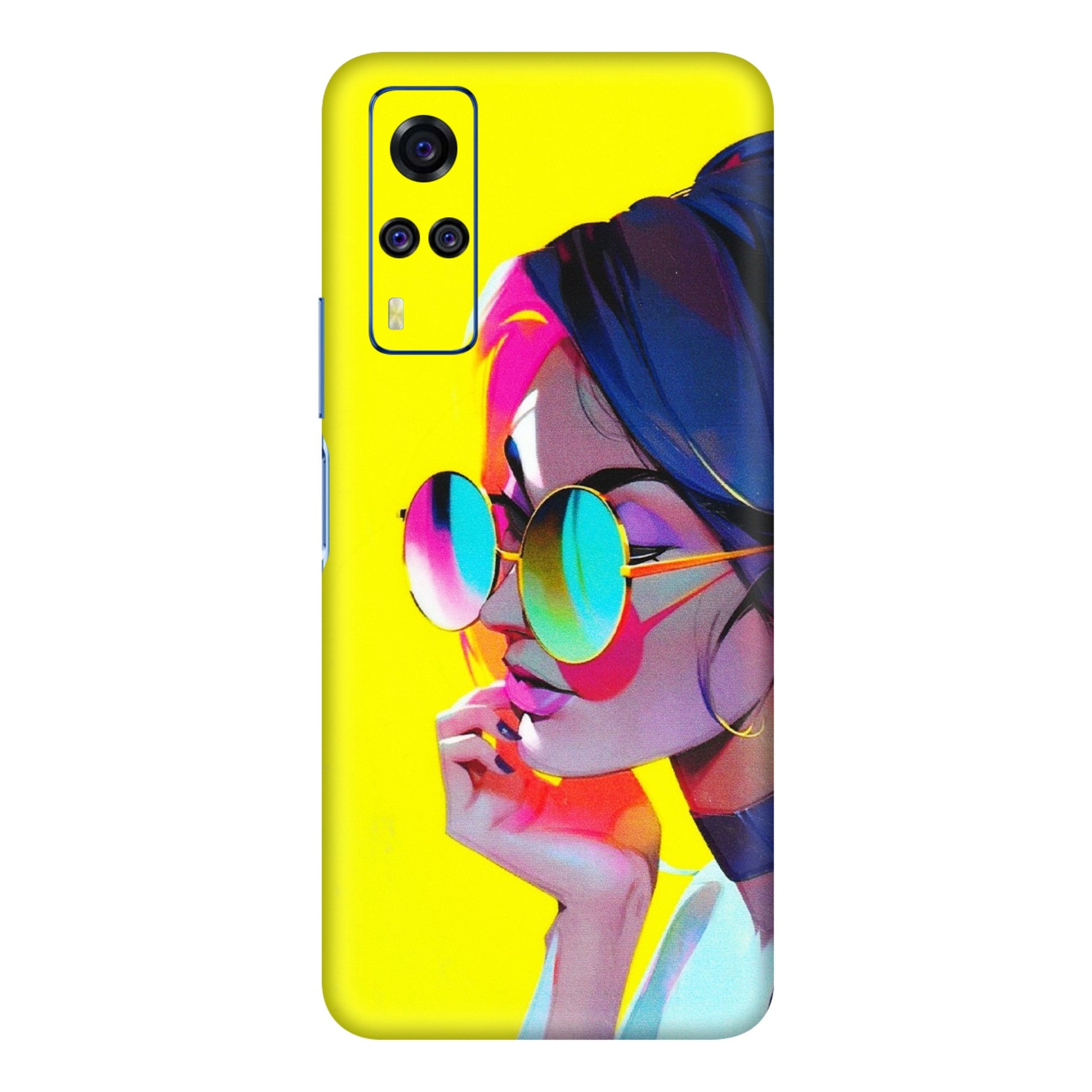 VIVO Y Series Phone Skins (All Models) - Bold Stylish Girl - 3D Embossed Finish (L-222) Vivo Y51A