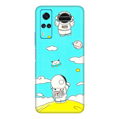 VIVO Y Series Phone Skins (All Models) - Blue Skies Astro Float - 3D Embossed Finish (L-230) Vivo Y51A