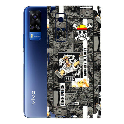 VIVO Y Series Phone Skins (All Models) - Cuffy Anime MonkeyCamic - 3D Embossed Finish (L-242) Vivo Y51A