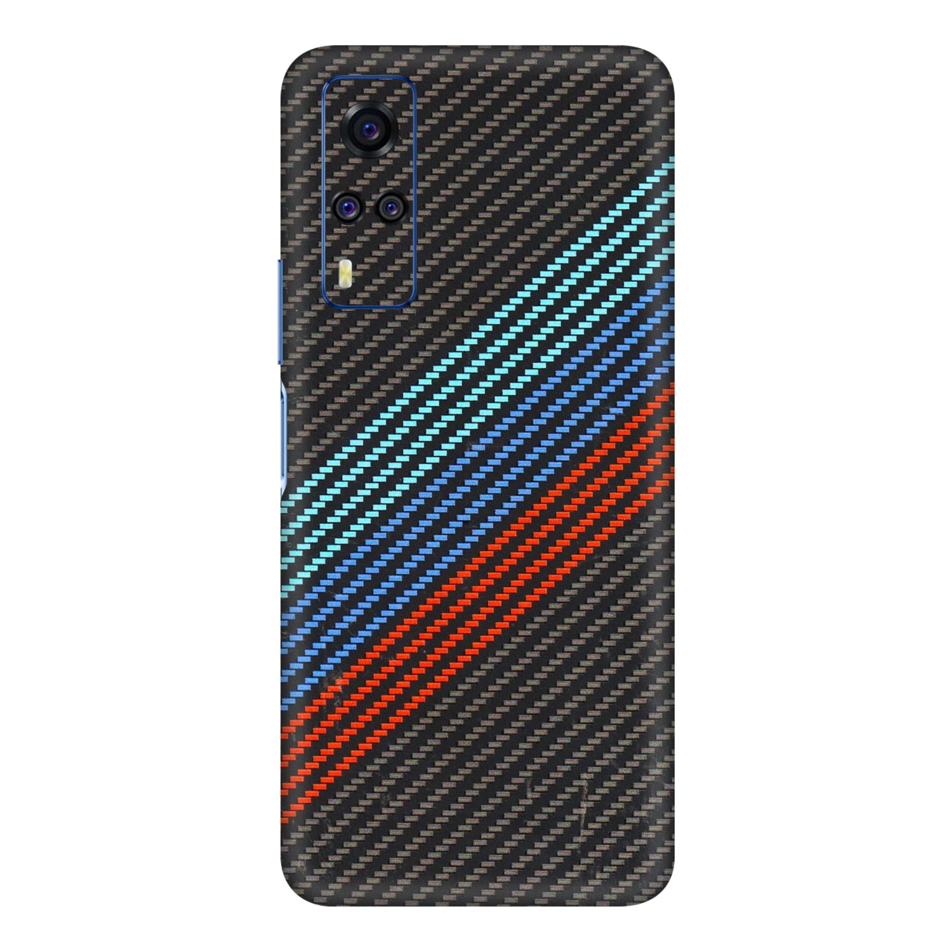 VIVO Y Series Phone Skins (All Models) - Carbon BM - 3D Embossed Finish (L-302) Vivo Y51A