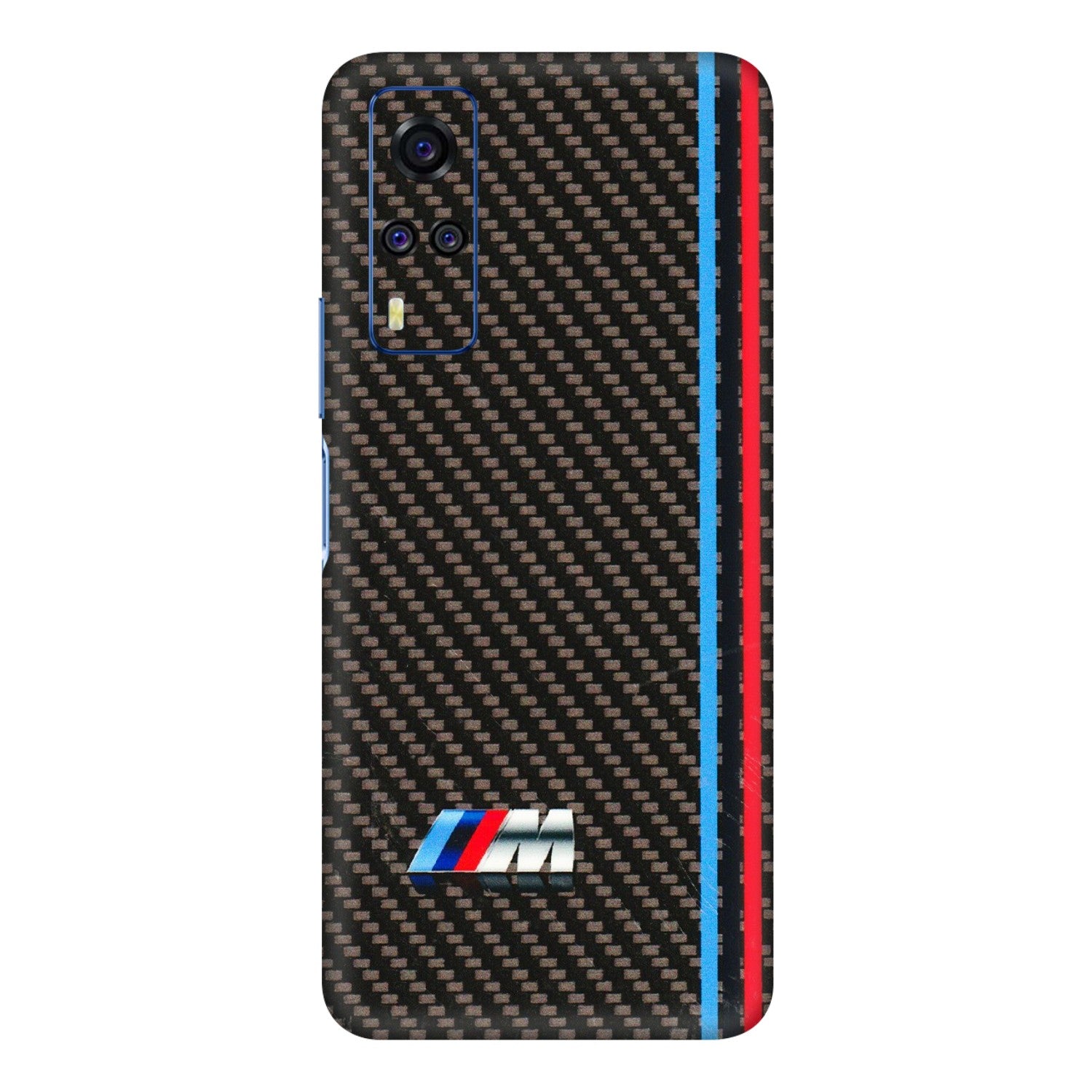 VIVO Y Series Phone Skins (All Models) - BM Carbon Fiber Feels - 3D Embossed Finish (L-38) Vivo Y51A