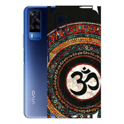 VIVO Y Series Phone Skins (All Models) - Aum Chant Abstract - 3D Embossed Finish (L-42) Vivo Y51A