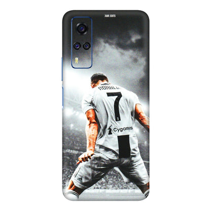 VIVO Y Series Phone Skins (All Models) - Ronaldo CR7 Crazy - 3D Embossed Finish (L-44) Vivo Y51A