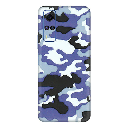 VIVO Y Series Phone Skins (All Models) - Powerfull Military Camoflauge - 3D Embossed Finish (L-49) Vivo Y51A