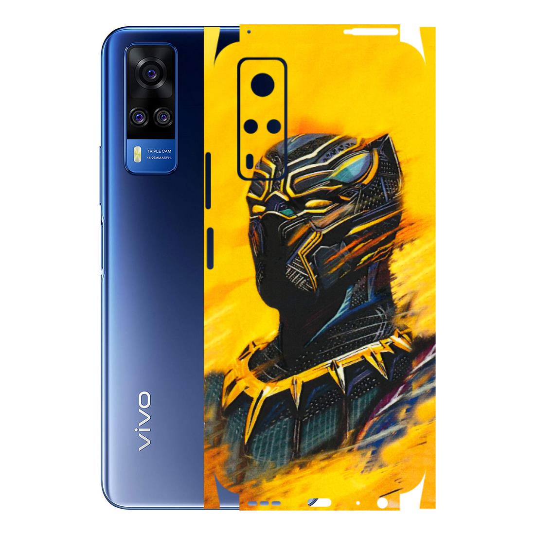 VIVO Y Series Phone Skins (All Models) - Yellow Panther - 3D Embossed Finish (L-54) Vivo Y51A