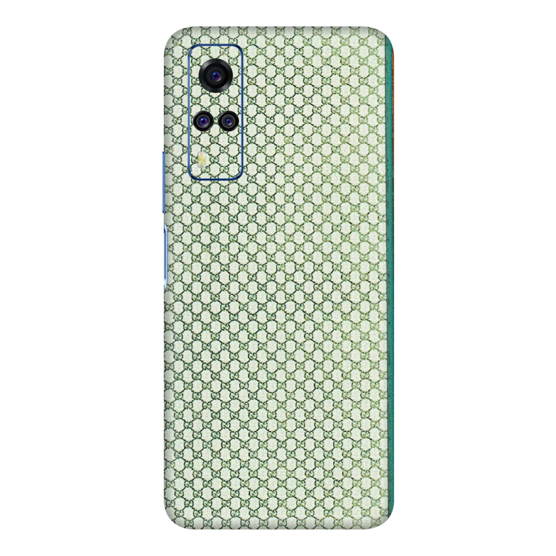 VIVO Y Series Phone Skins (All Models) - Gucci Fabric Pattern - 3D Embossed Finish (L-73) Vivo Y51A