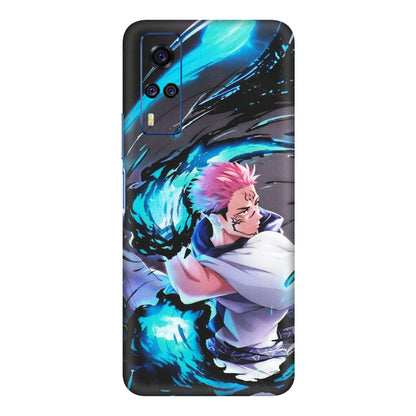 VIVO Y Series Phone Skins (All Models) - New Jujutsu Kaisen Grey Blue Anime - Matte Finish (M-127) Vivo Y51A