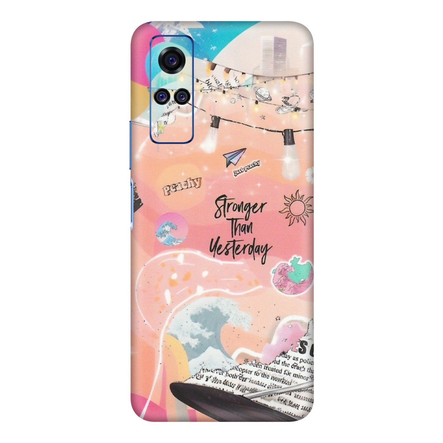 VIVO Y Series Phone Skins (All Models) - Stronger Then Yesterday - Matte Finish (M-128) Vivo Y51A