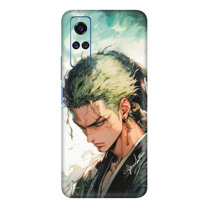 VIVO Y Series Phone Skins (All Models) - New Roronoa Zoro One Picece Anime - Matte Finish (M-140) Vivo Y51A