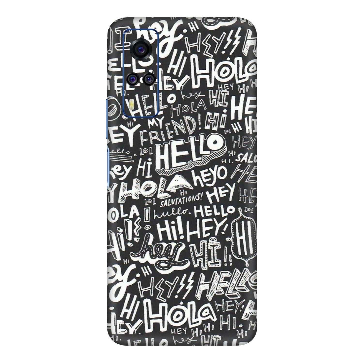 VIVO Y Series Phone Skins (All Models) - Hi Hello Doodles - Matte Finish (M-25) Vivo Y51A