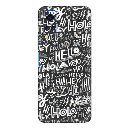 VIVO Y Series Phone Skins (All Models) - Hi Hello Doodles - Matte Finish (M-25) Vivo Y51A