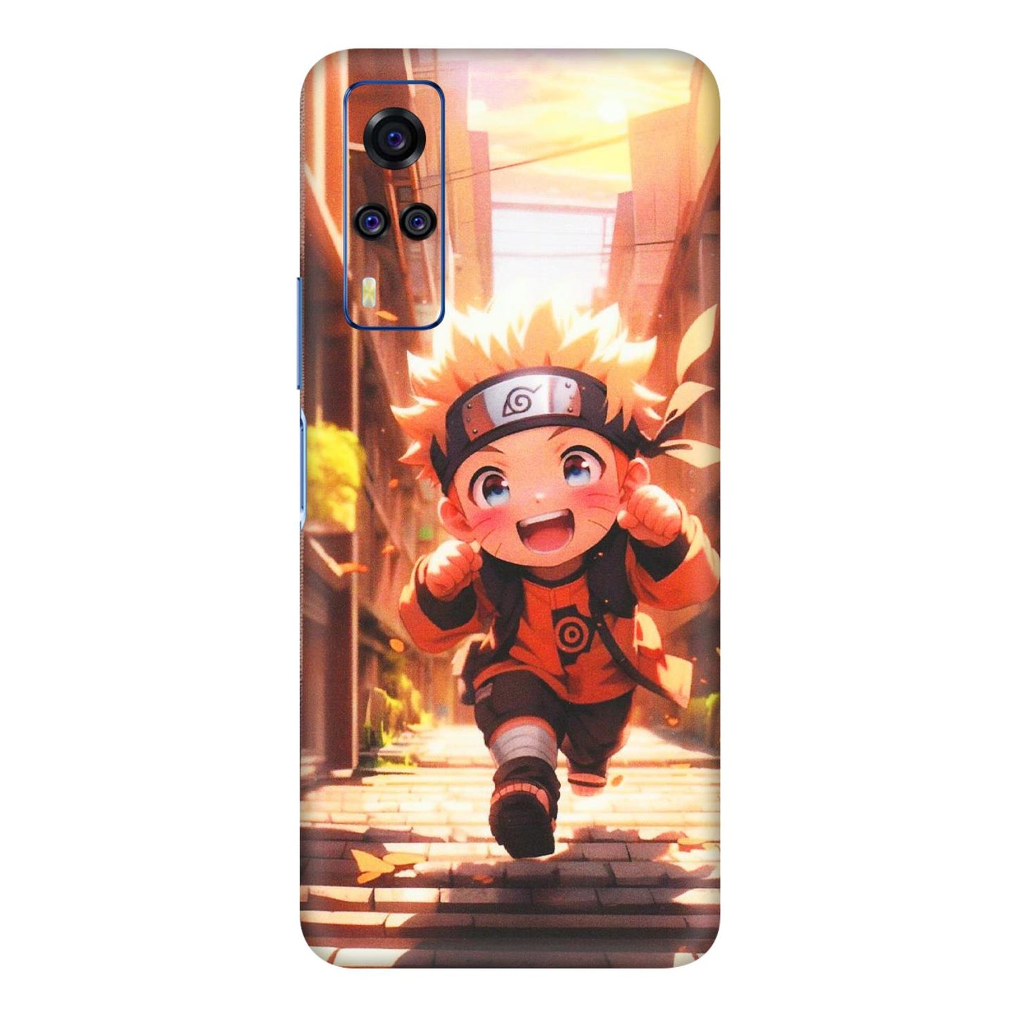 VIVO Y Series Phone Skins (All Models) - Naruto Cute Toon Running - Matte Finish (M-04) Vivo Y51A