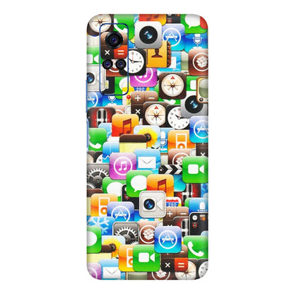 VIVO Y Series Phone Skins (All Models) - All Apple Icons - Matte Finish (M-93) Vivo Y51A