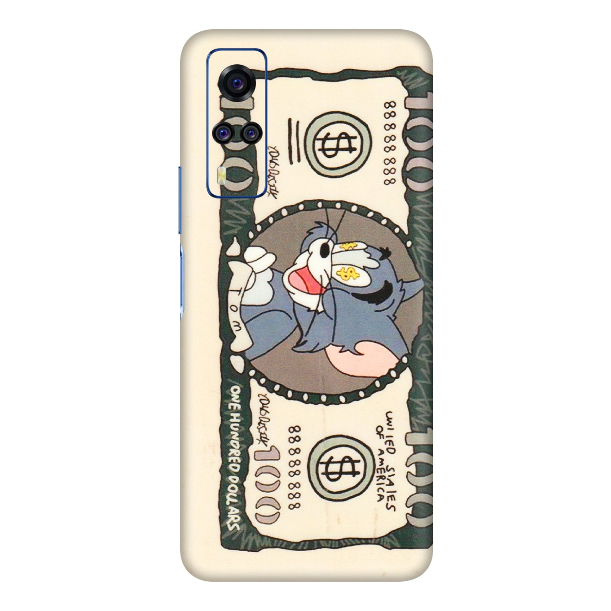 VIVO Y Series Phone Skins (All Models) - One Hundred Dollar Tom - Transparent Finish (T-16) Vivo Y51A