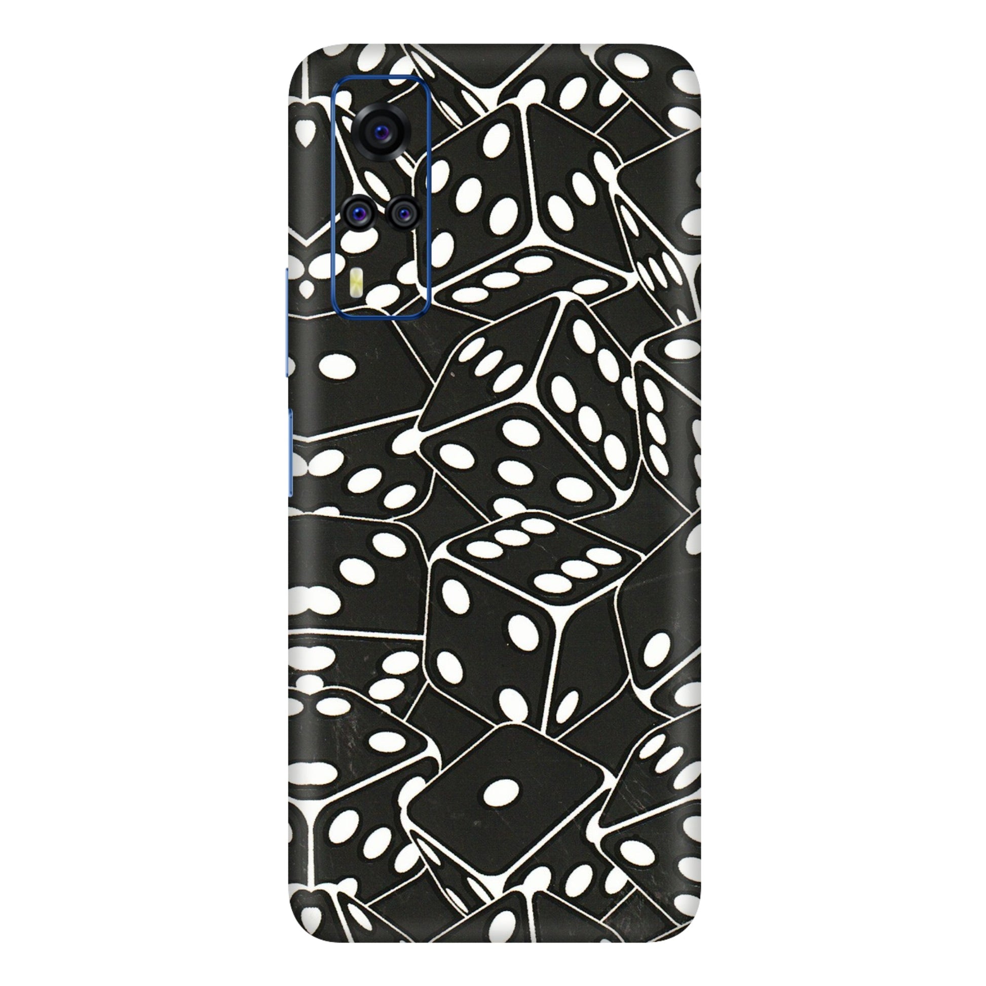 VIVO Y Series Phone Skins (All Models) - Big Black Dices - 3D Embossed Finish (L-106) Vivo Y51