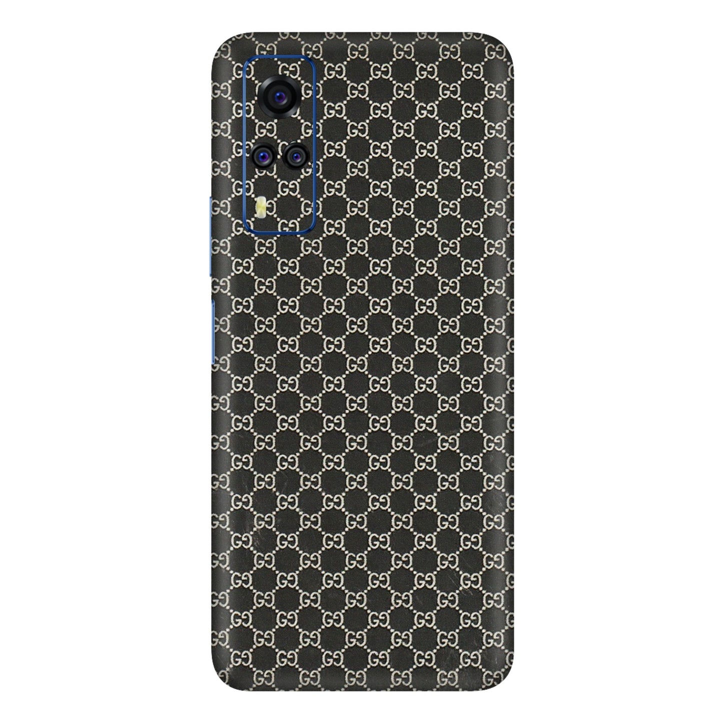 VIVO Y Series Phone Skins (All Models) - Black G Print - 3D Embossed Finish (L-109) Vivo Y51