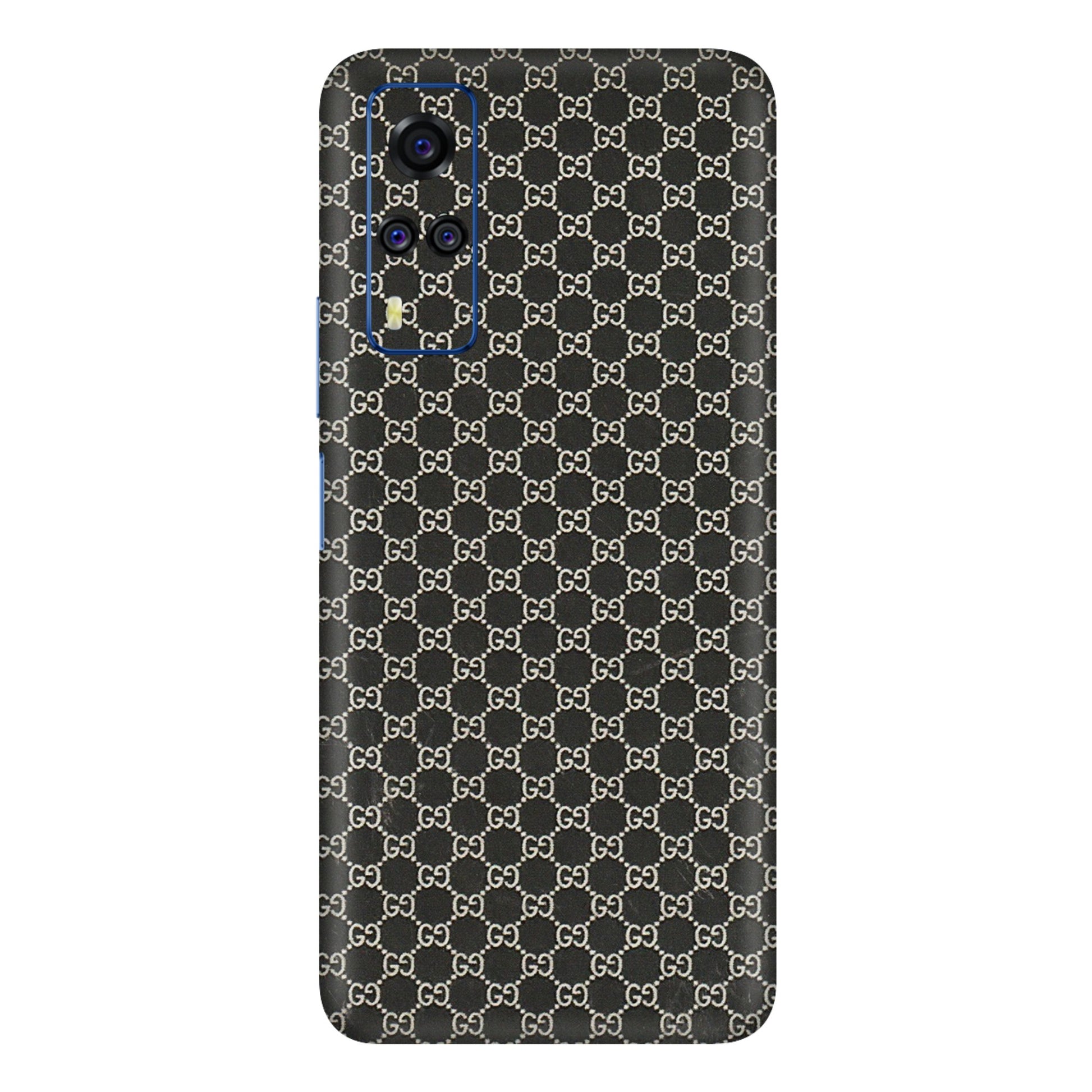 VIVO Y Series Phone Skins (All Models) - Black G Print - 3D Embossed Finish (L-109) Vivo Y51