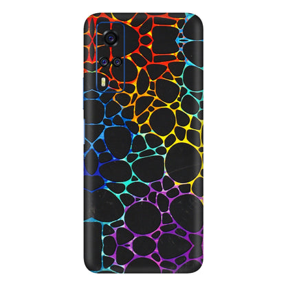 VIVO Y Series Phone Skins (All Models) - Abstract Art MultiColour - 3D Embossed Finish (L-133) Vivo Y51