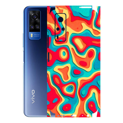 VIVO Y Series Phone Skins (All Models) - Abstract Swirl - 3D Embossed Finish (L-150) Vivo Y51
