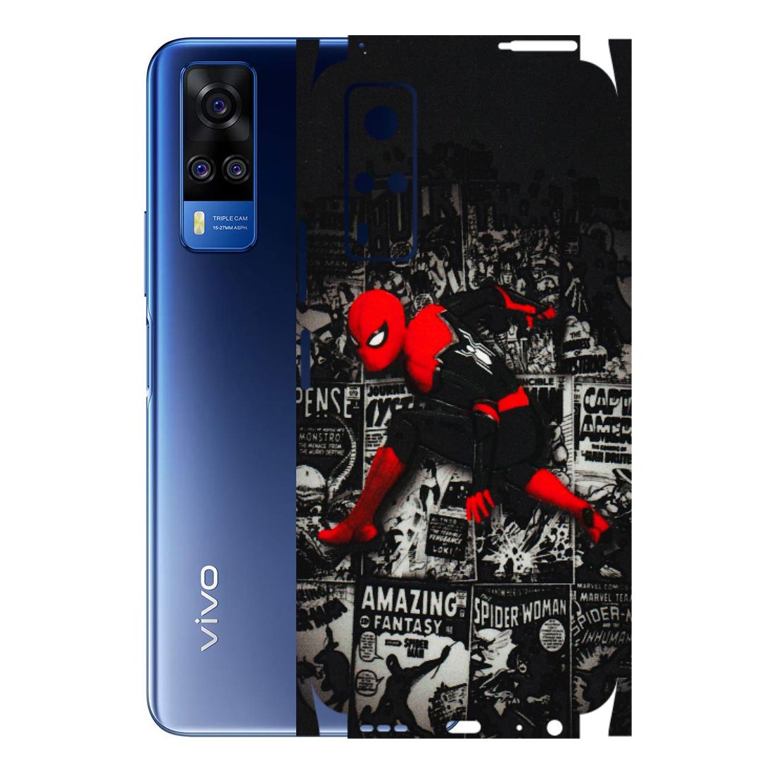 VIVO Y Series Phone Skins (All Models) - SpiderMan New - 3D Embossed Finish (L-162) Vivo Y51