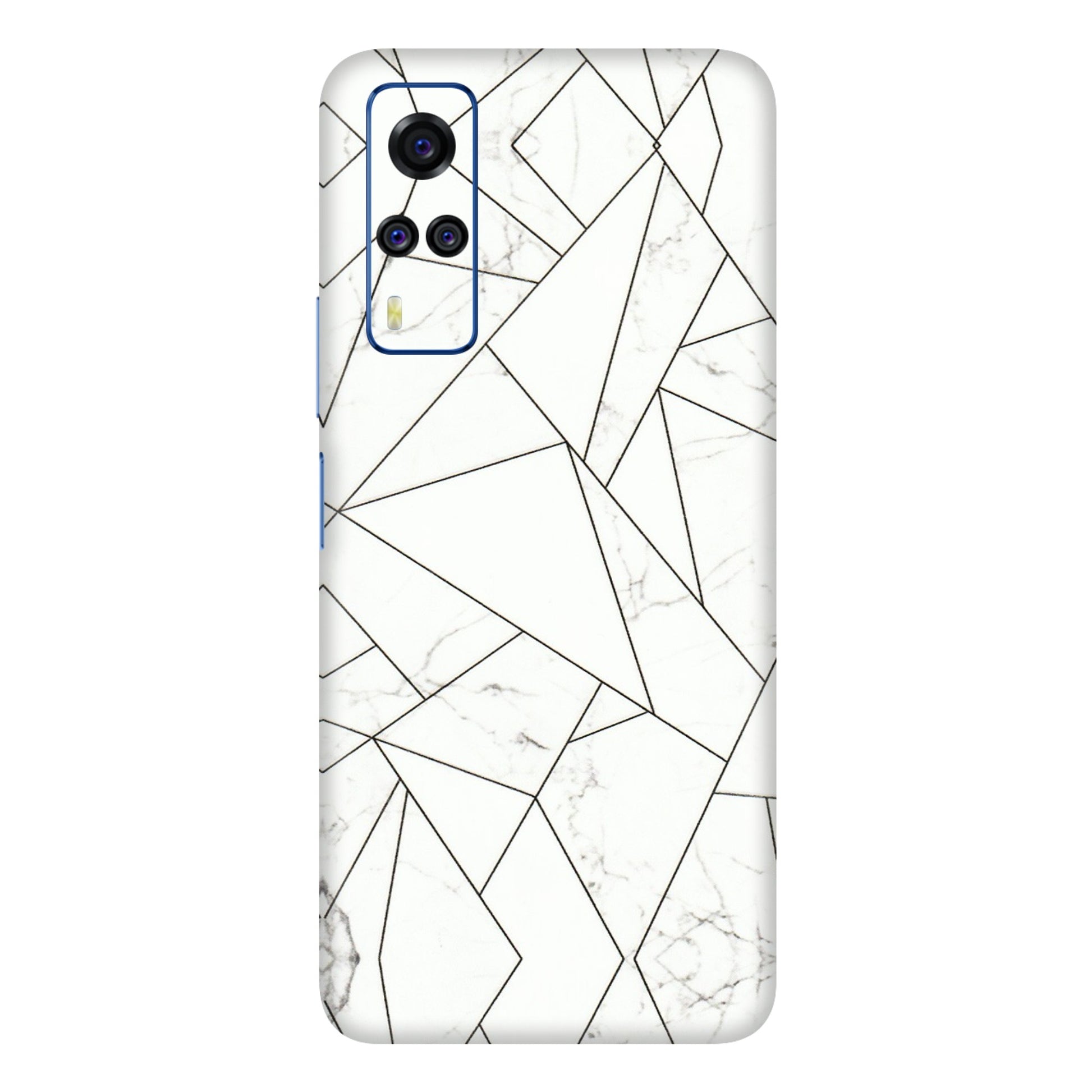 VIVO Y Series Phone Skins (All Models) - Luxury White Marble Effect - 3D Embossed Finish (L-168) Vivo Y51