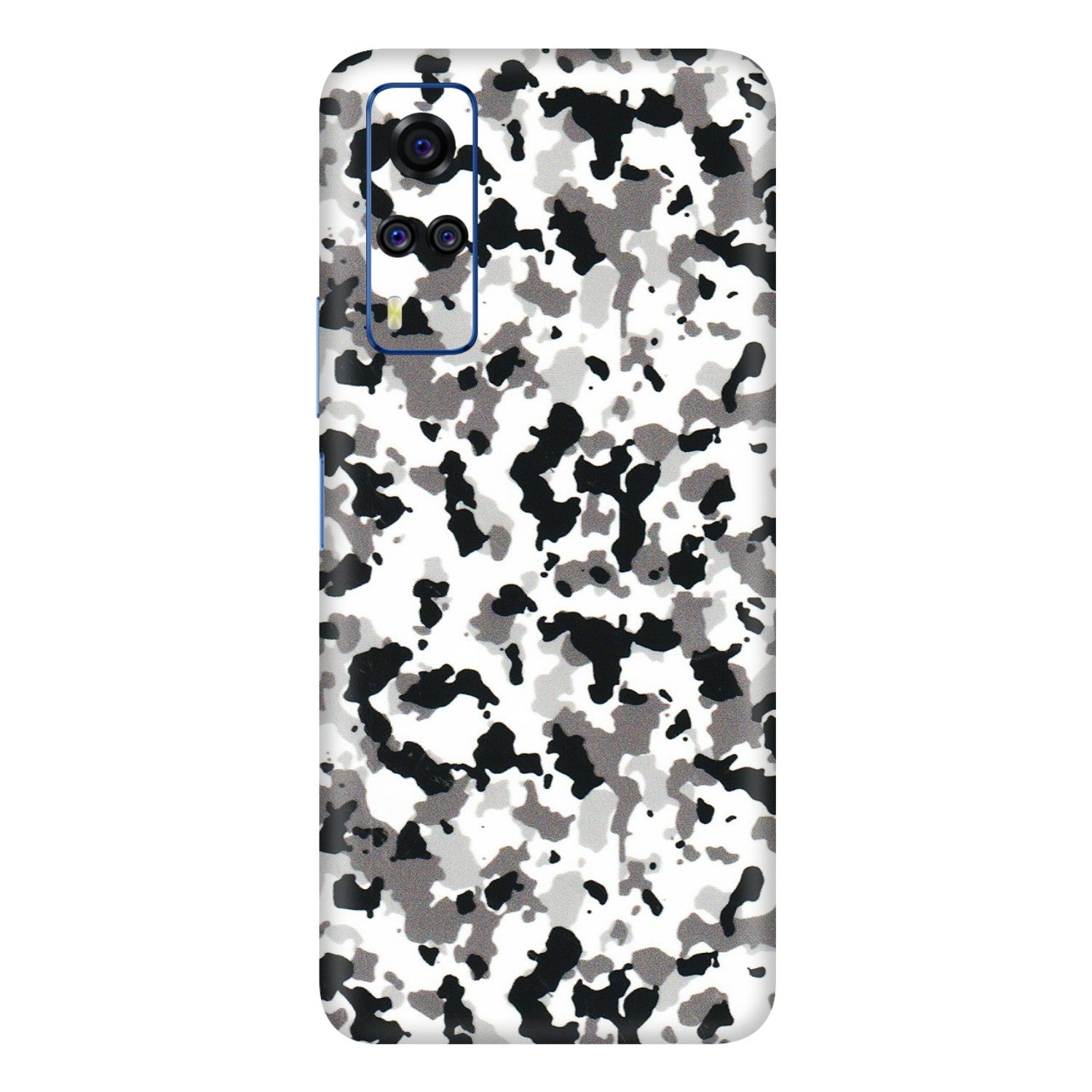 VIVO Y Series Phone Skins (All Models) - White Black Camouflage - 3D Embossed Finish (L-18) Vivo Y51