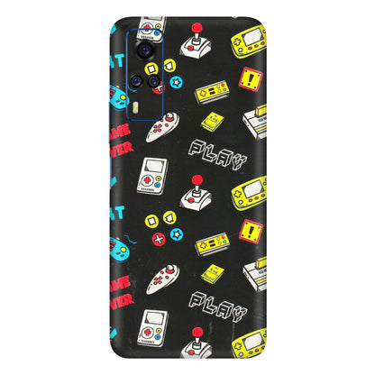 VIVO Y Series Phone Skins (All Models) - Gaming Doodles - 3D Embossed Finish (L-224) Vivo Y51