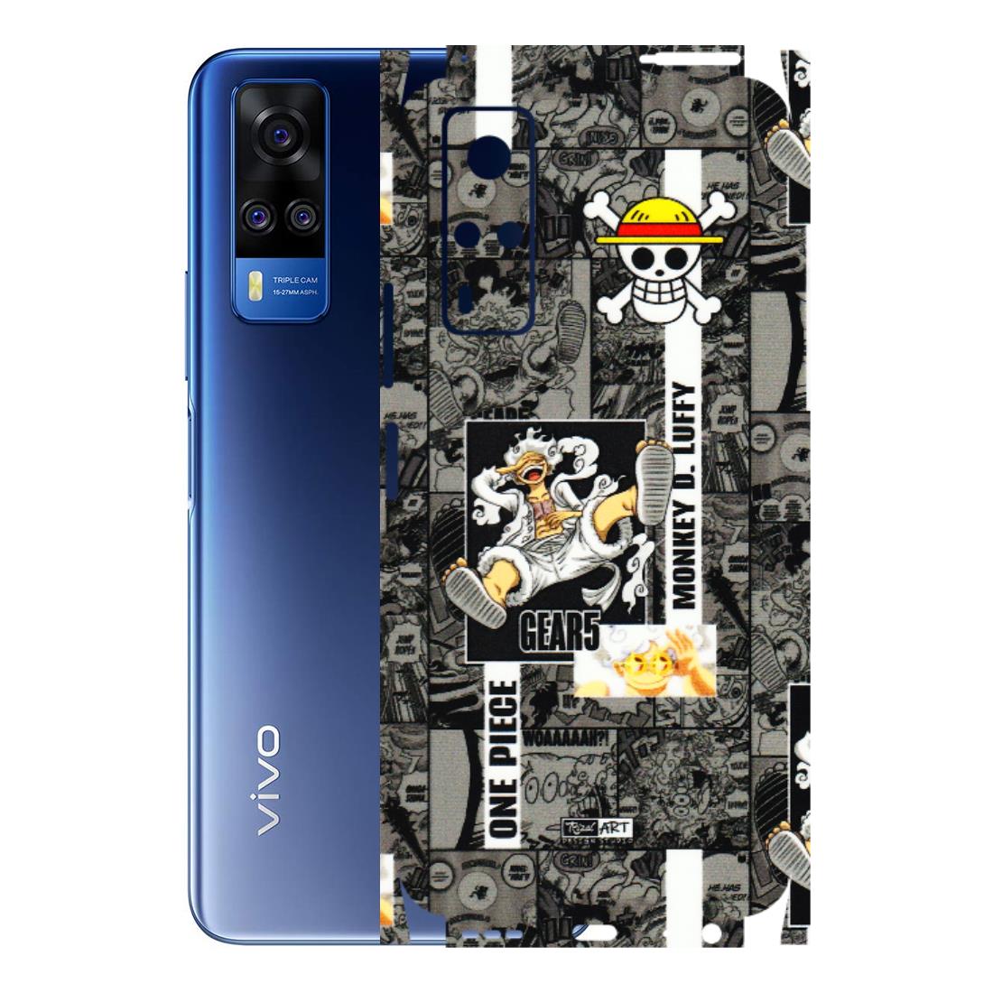 VIVO Y Series Phone Skins (All Models) - Cuffy Anime MonkeyCamic - 3D Embossed Finish (L-242) Vivo Y51